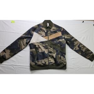 Sean John Camo Track Suit Coat Zippered Jacket Large Activewear
